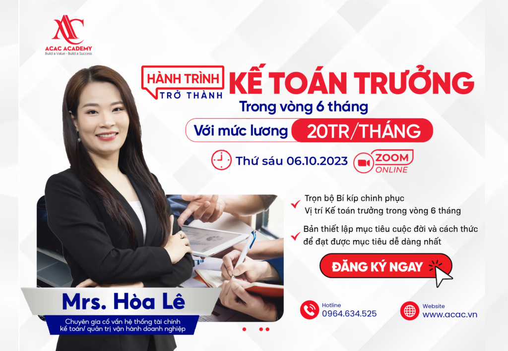 Hành trình Kế toán trưởng 6.10 ACAC