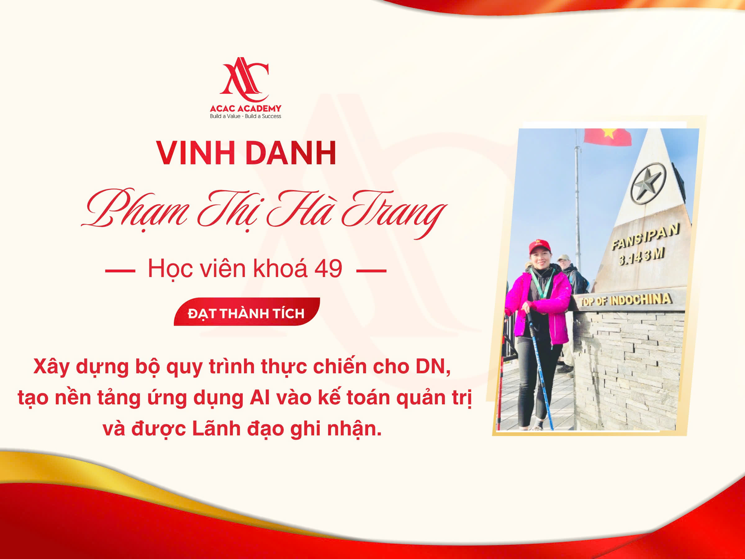 Chuẩn hóa quy trình kế toán để giảm thất thoát hàng hóa: Câu chuyện học viên Phạm Thị Hà Trang K49