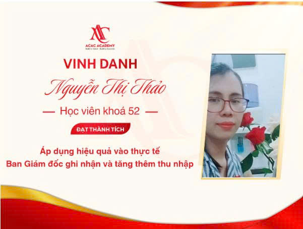 Câu Chuyện Học Viên Nguyễn Thị Thảo: Từ Hoàn Thiện Quy Trình Đến Tăng Thu Nhập Từ 16 Triệu Lên Hơn 20 Triệu