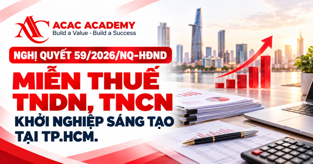 Nghị quyết 59/2026/NQ-HĐND: Miễn thuế TNDN, TNCN khởi nghiệp sáng tạo tại TP.HCM