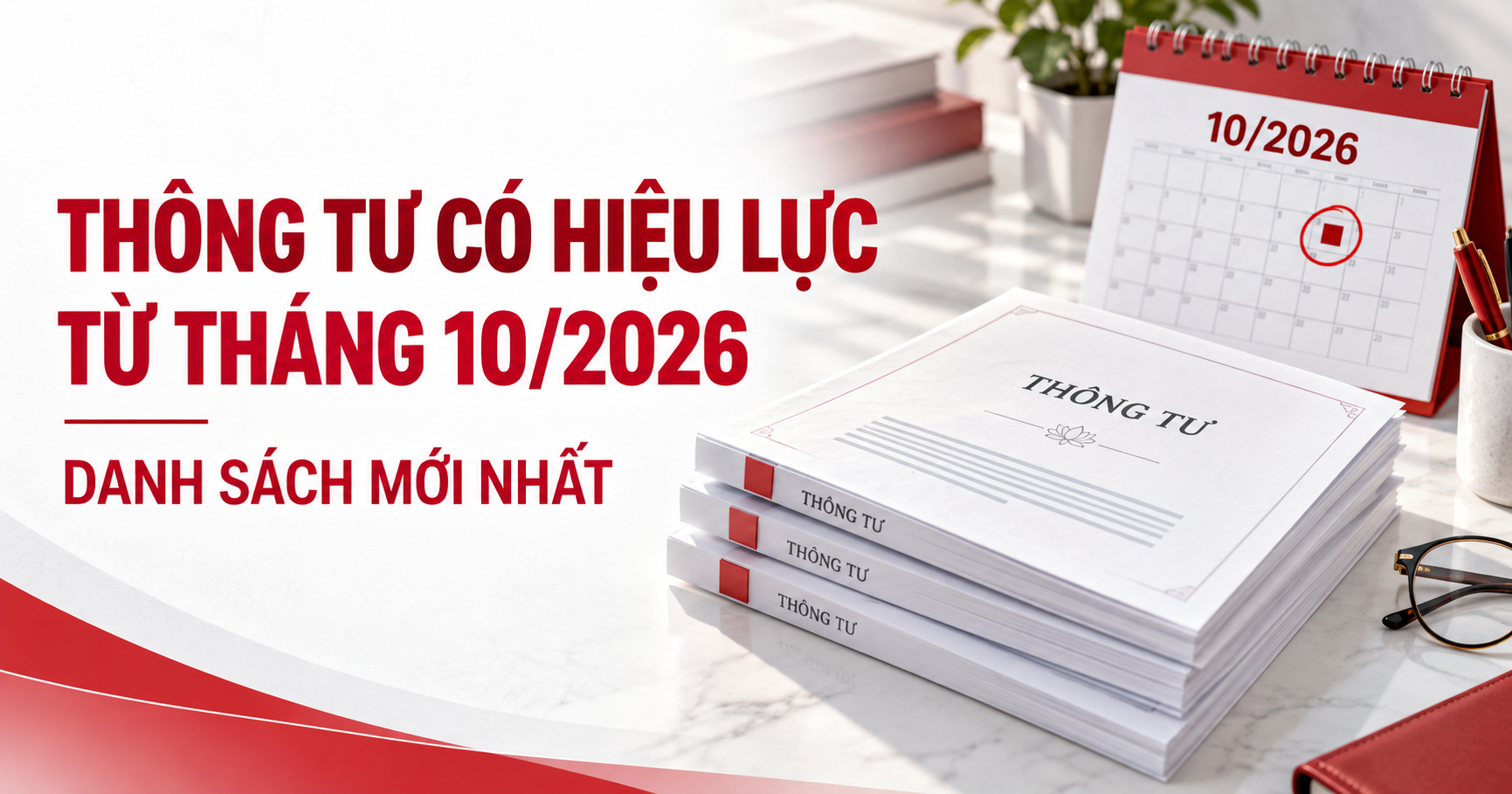 Thông tư có hiệu lực từ tháng 10/2026: Danh sách mới nhất
