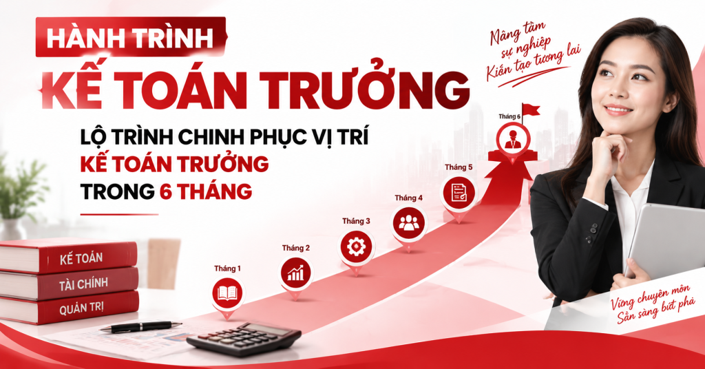 Hành Trình Kế Toán Trưởng: Lộ Trình Chinh Phục Vị Trí Kế Toán Trưởng Trong 6 Tháng