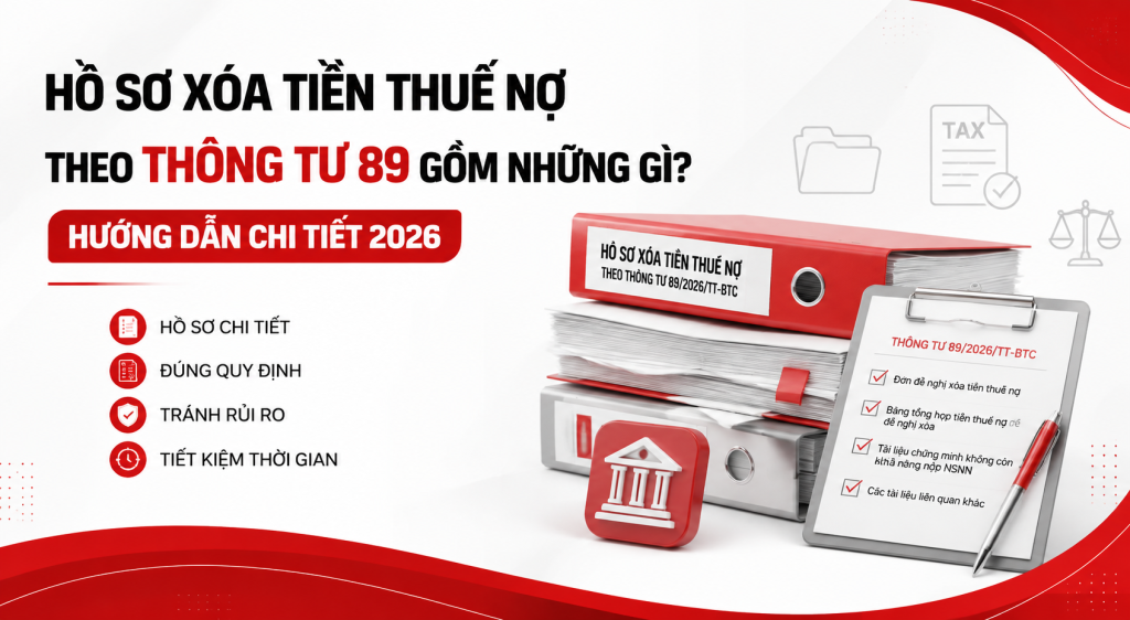 Hồ sơ xóa tiền thuế nợ Thông tư 89