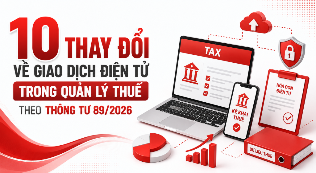 Giao Dịch Điện Tử Trong Quản Lý Thuế Theo Thông Tư 89/2026
