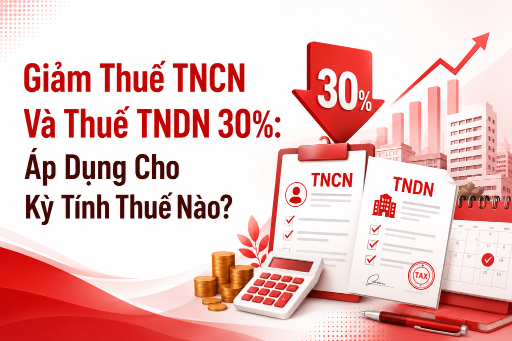 Giảm Thuế TNCN Và Thuế TNDN 30%: Áp Dụng Cho Kỳ Tính Thuế Nào?