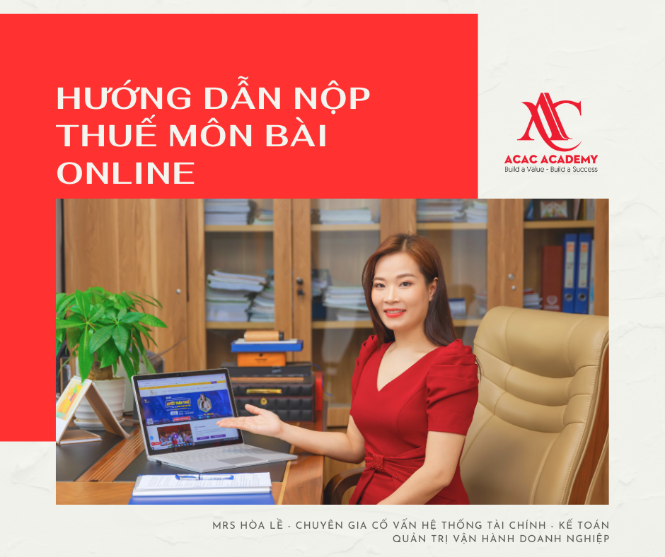 ACAC Nộp thuế môn bài online