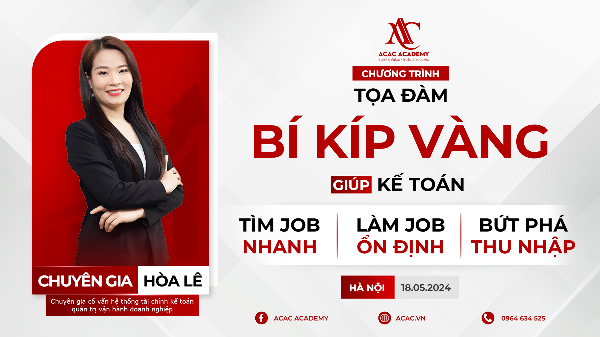Bí kíp vàng tọa đàm offline